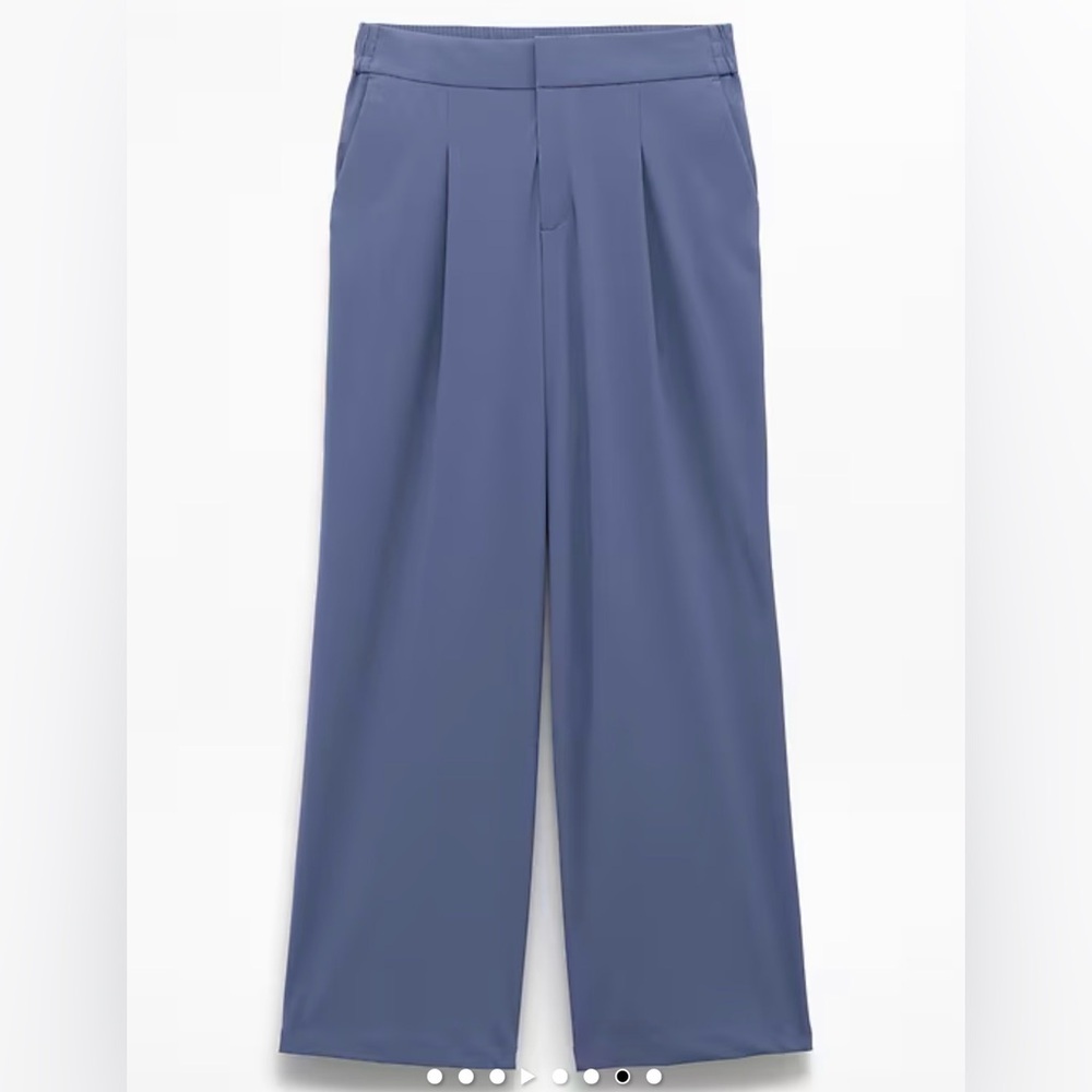 ATHLETA Pinnacle High-Waist Wide-Leg Women's Trousers in Celestial, Size 12 - Picture 2 of 10
